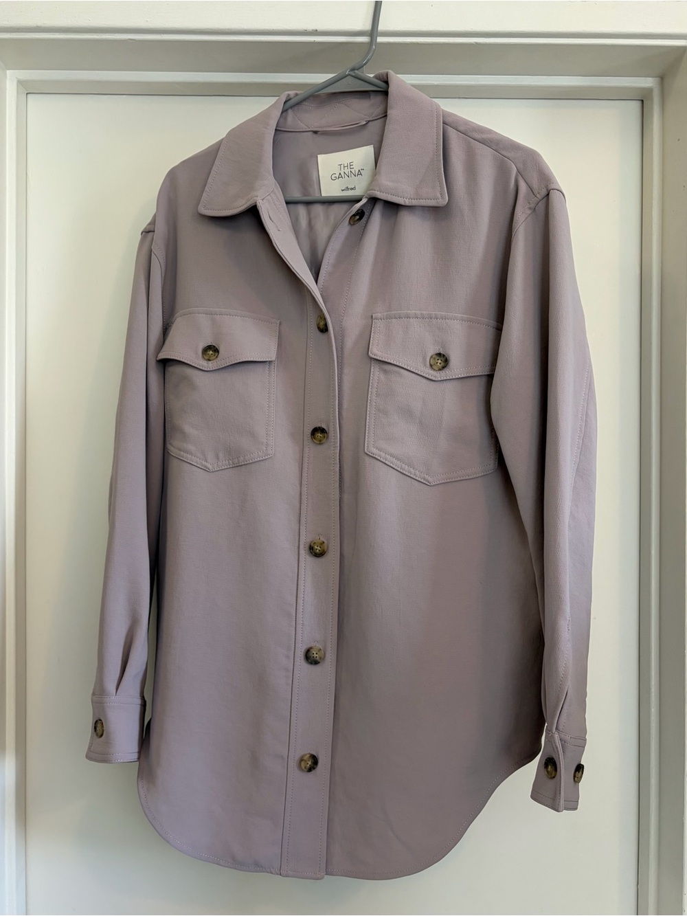 Ariyzia Wilfred Ganna Shirt Jacket In Morado Grey